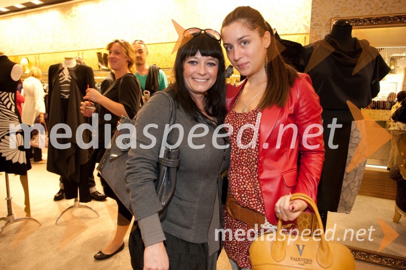 Urška Habjan, oblikovalka nakita in Milica PetrovičNama, ekskluzivna modna revija slovenskih oblikovalcev, jesen zima 2012