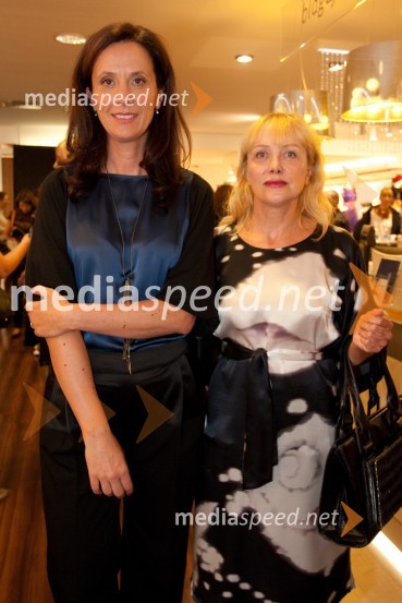 Mira Koporčić Veljić, generalna direktorica Name in Barbara Žnidar, Projekt 27Nama, ekskluzivna modna revija slovenskih oblikovalcev, jesen zima 2012