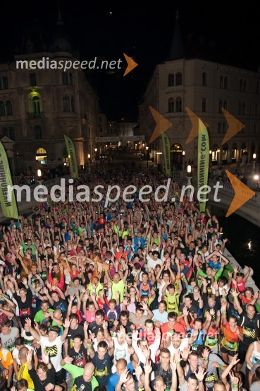 TekačiNočni tek na Ljubljanski grad 2012