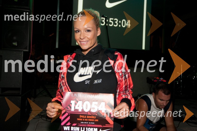 Špela GrošeljNočni tek na Ljubljanski grad 2012