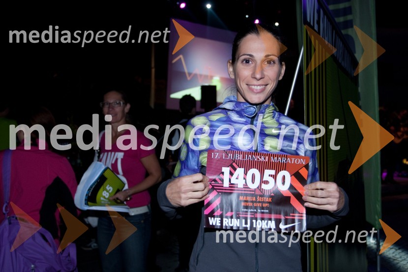Marija Šestak, atletinjaNočni tek na Ljubljanski grad 2012