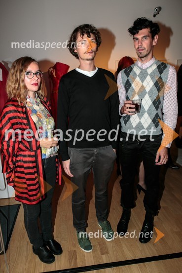 Nina Tina, oblikovalka, Marko, oblikovalec in Anže Kavčič, oblikovalecPraznovanje 18. letnice in predstavitev prenovljene revije Modne