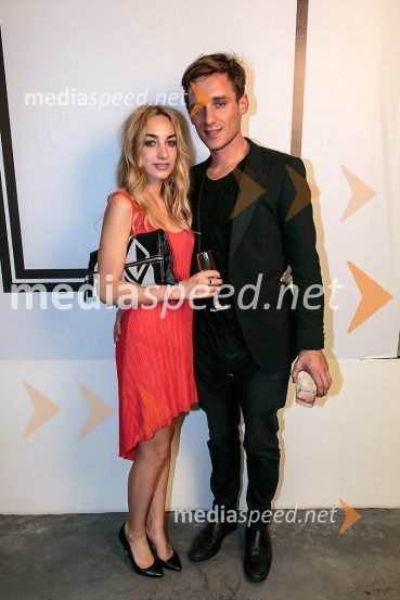 Lara Pirc, Martin Rojnik, direktor projektov revije ModnaPraznovanje 18. letnice in predstavitev prenovljene revije Modne