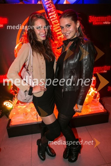 Nives Orešnik, Miss Slovenije 2012 in sestra Maja OrešnikExcessDNite 2