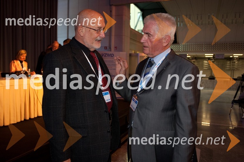 	Marjan Sedmak in Ludvik Toplak, nekdanji rektor Mariborske univerzeInvestors week 2012, otvoritev 1. dne konference