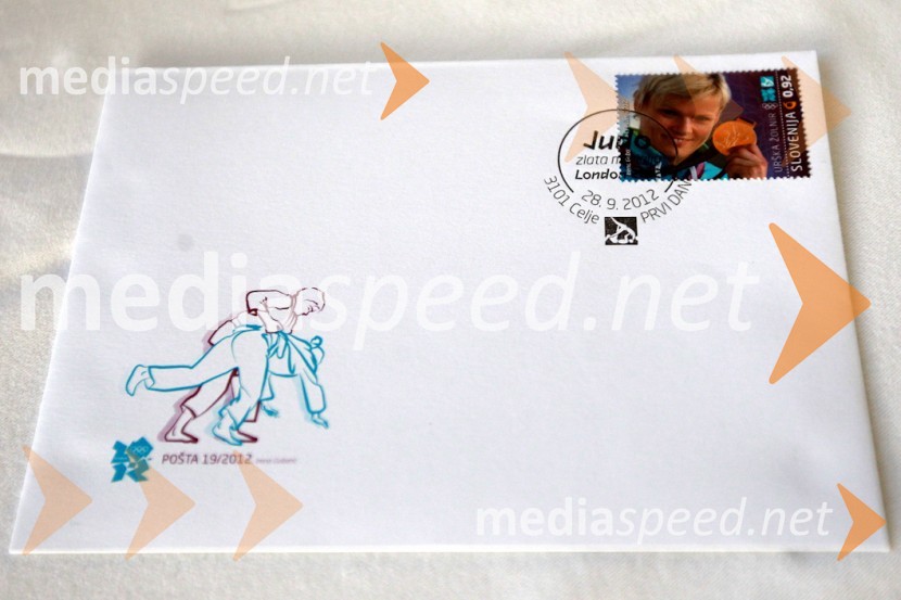 Promocija priložnostne znamke Urške ŽolnirPošta Slovenije, promocija priložnostne znamke Urške Žolnir
