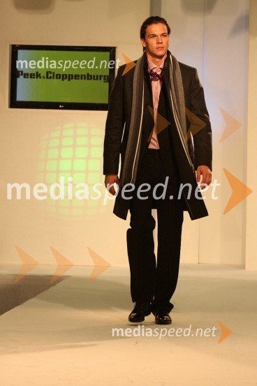 Jan Ternjak, manekenEuropark, modna revija jesen - zima 2012