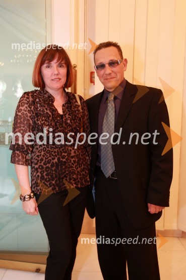 Sabina Kavčič in mož Peter Kavčič, Comtec d.o.o.Rigoletto, premiera opere v SNG Maribor
