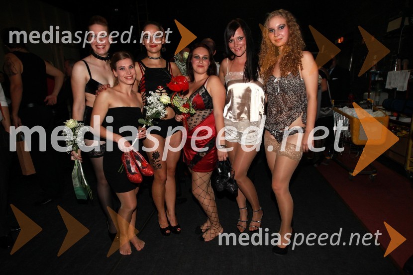 Mojca Hinteregger, Tadeja Tušek, Jasmina Godec, Kim Žižek, Lina Potočnik, Urška HlebRigoletto, premiera opere v SNG Maribor