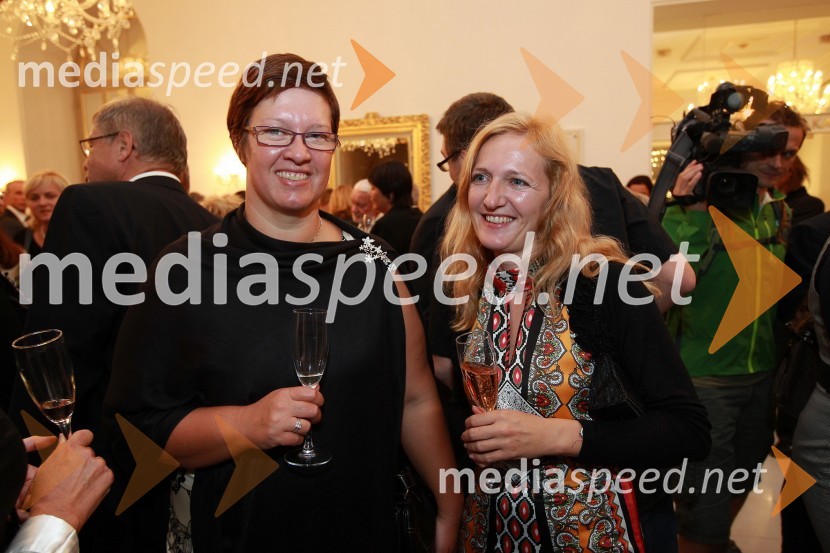Dr. Aleksandra Berberih Slana, direktorica Muzeja narodne osvoboditve Maribor in mag. Tanja Vindiš Furman, direktorica Javnega medobčinskega stanovanjskega sklada MariborRigoletto, premiera opere v SNG Maribor