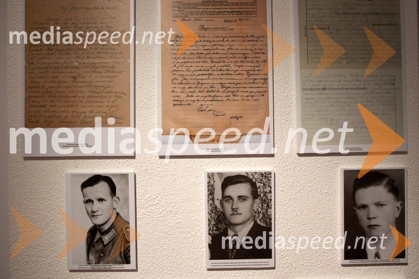 Razstava Danes sem bil obsojen na smrt, Muzej narodne osvoboditve MariborNovinarska konferenca pred odprtjem razstave Danes sem bil obsojen na smrt, Muzej narodne osvoboditve Maribor