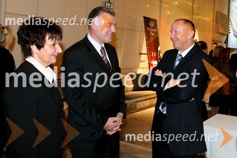..., Janez Sušnik predsednik Državnega sveta Republike Slovenije in Dušan Šešok, predsednik KZSMenedžerski koncert