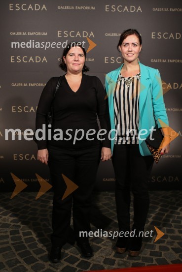 ObiskovalkiModna revija Escada v Galeriji Emporium