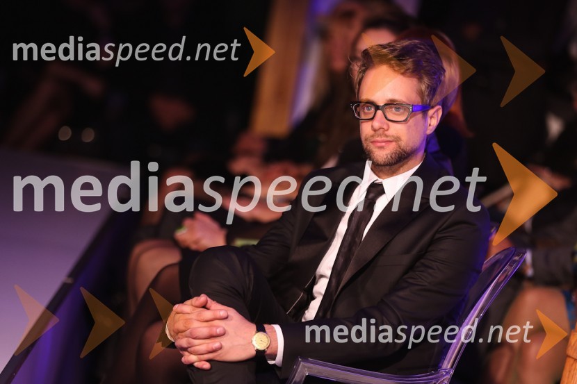 Aljoša Krošlin Grlj, direktor ModneModna revija Escada v Galeriji Emporium