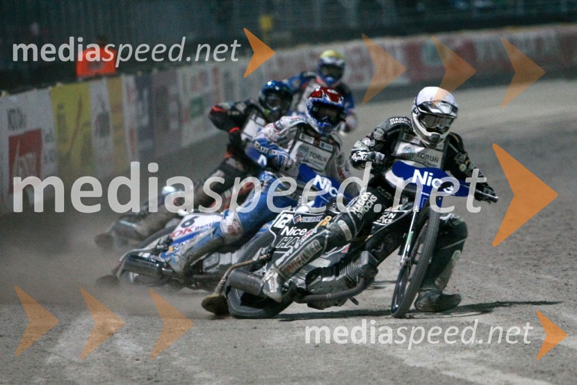Chris Holder (Avstralija) in Nicki Pedersen (Danska)Speedway, Grand Prix 2012 VN Poljske