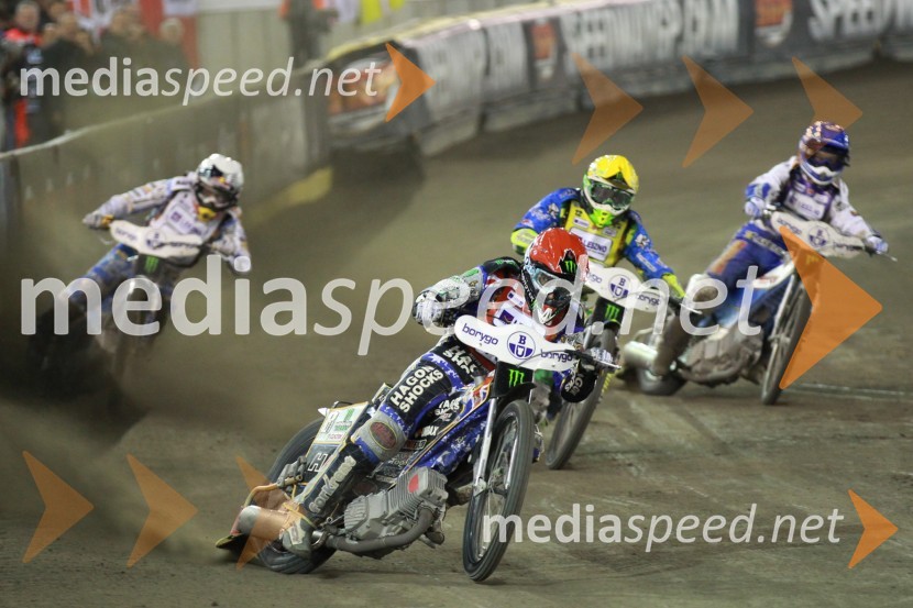 Emil Sayfutdinov, Chris Holder, Antonio Lindbäck, Nicki PedersenSpeedway, Chris Holder svetovni prvak 2012, SGP 2012, VN Poljske