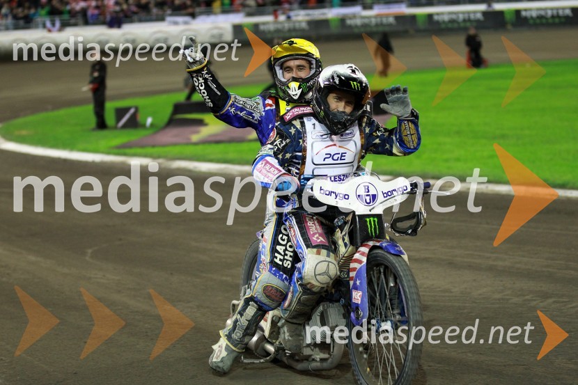 Chris Holder in Greg HancockSpeedway, Chris Holder svetovni prvak 2012, SGP 2012, VN Poljske