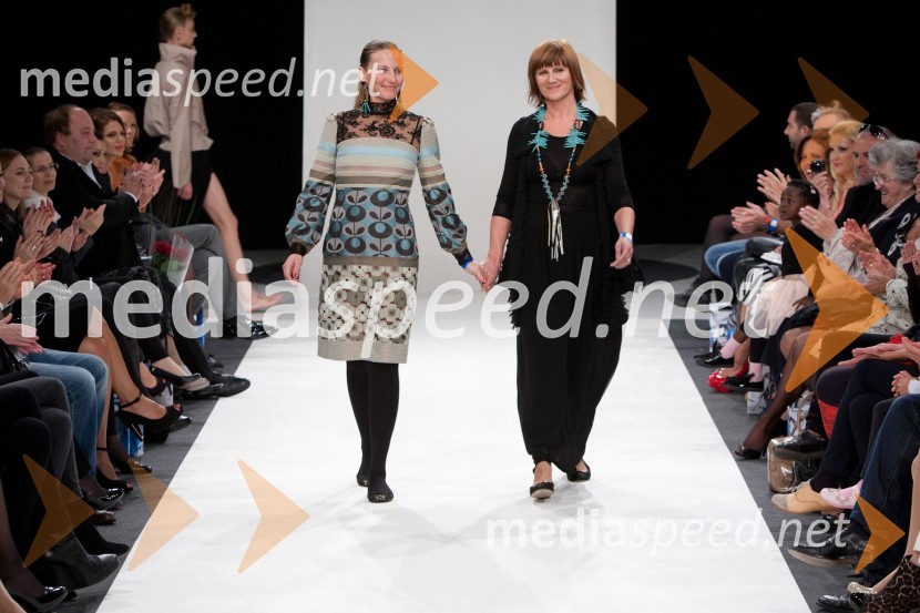 Bojana Zemljič Kovačič, oblikovalka nakita E2RD Jewellery in Maja Štamol Droljc, modna oblikovalkaPhilips Fashion Week, 2. dan