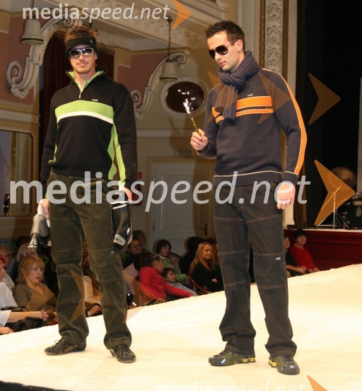 ... in Gašper Grošelj, manekenaModna revija Vulcano models Maribor