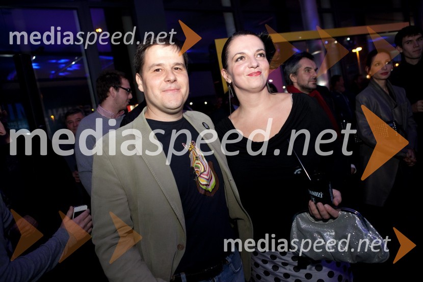 Jože Šolar, predsdnik uprave A-Cosmos, Teja Mankoč Šolar, pomočnica direktorja Zil inženiring d.d.MINI party