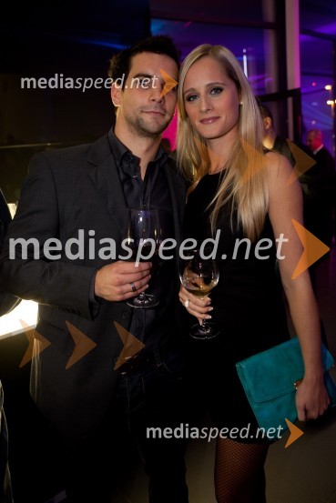 Andraž Kotolenko in Daniela Bervar, vodja Cotrugli Business School SlovenijaMINI party