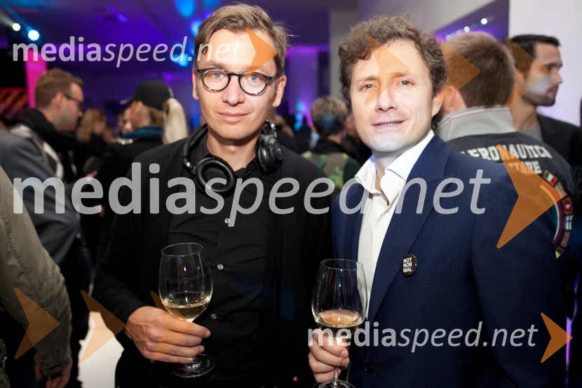 Matej Pangerc in Federico Izzo, direktor znamke MINI za centralno in jugovzhodno EvropoMINI party