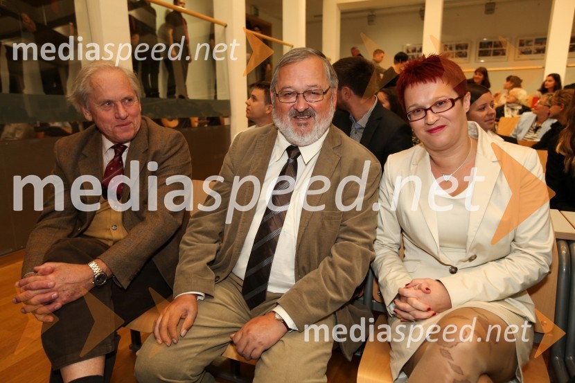 ..., prof. dr. Igor Tičar, Fakulteta za elektrotehniko, računalništvo in informatiko UM in Lidija Divjak Mirnik, direktorica Študentskih domov MariborUniverza v Mariboru, Rektorjev dan 2012