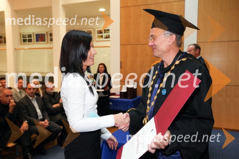 Margareta Megi Sotlar, Pedagoška fakulteta Univerze v Mariboru in prof. dr. Danijel Rebolj, rektor Univerze v MariboruUniverza v Mariboru, Rektorjev dan 2012
