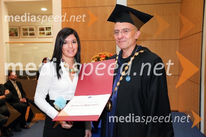Margareta Megi Sotlar, Pedagoška fakulteta Univerze v Mariboru in prof. dr. Danijel Rebolj, rektor Univerze v MariboruUniverza v Mariboru, Rektorjev dan 2012