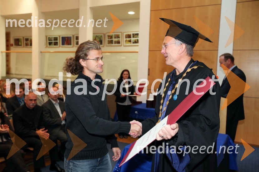 Andrej Soršak, Medicinska fakulteta Univerze v Mariboru in prof. dr. Danijel Rebolj, rektor Univerze v MariboruUniverza v Mariboru, Rektorjev dan 2012