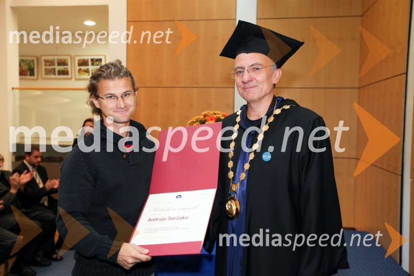 Andrej Soršak, Medicinska fakulteta Univerze v Mariboru in prof. dr. Danijel Rebolj, rektor Univerze v MariboruUniverza v Mariboru, Rektorjev dan 2012