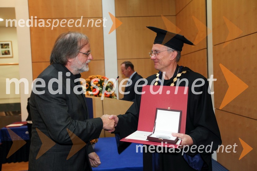 Prof. dr. Milan Brumen, Medicinska fakulteta Univerze v Mariboru in prof. dr. Danijel Rebolj, rektor Univerze v Mariboru
Univerza v Mariboru, Rektorjev dan 2012