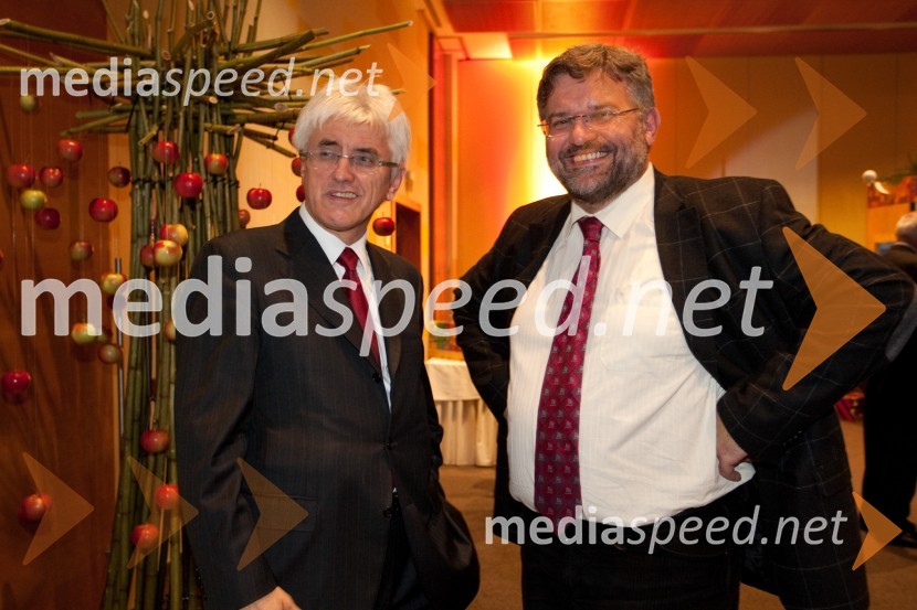 Roko Žarnič, nekdanji minister in Albin KeucSprejem veleposlanika ob dnevu državnosti Republike Avstrije