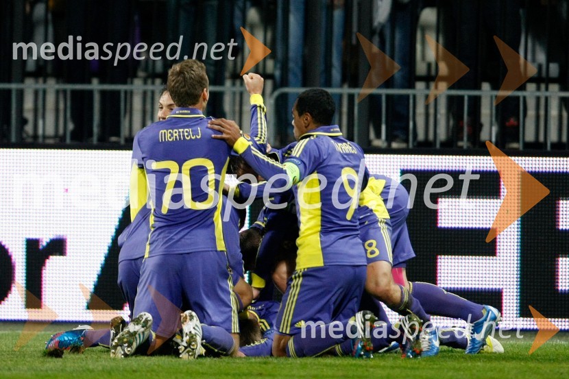 Nogometaši NK MAriborNogometna tekma NK Maribor - Tottenham