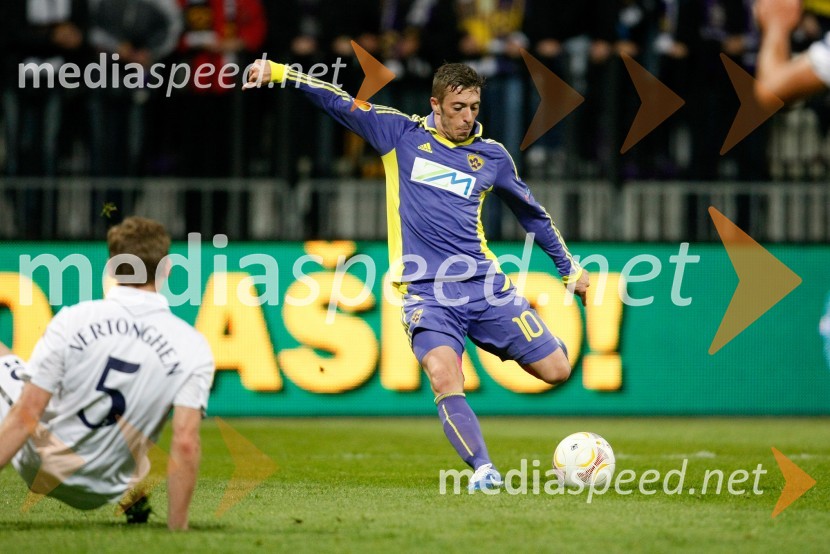 Agim Ibraimi, nogometaš NK MariborNogometna tekma NK Maribor - Tottenham