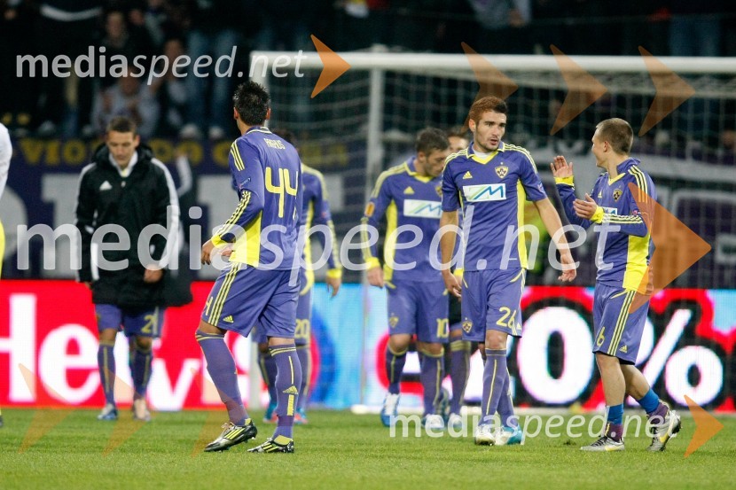 Nogometaši NK MariborNogometna tekma NK Maribor - Tottenham