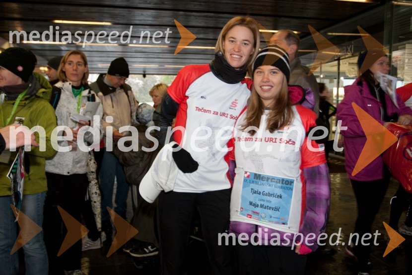 Maja Matevžič, nekdanja tenisačica in ...17. Ljubljanski maraton