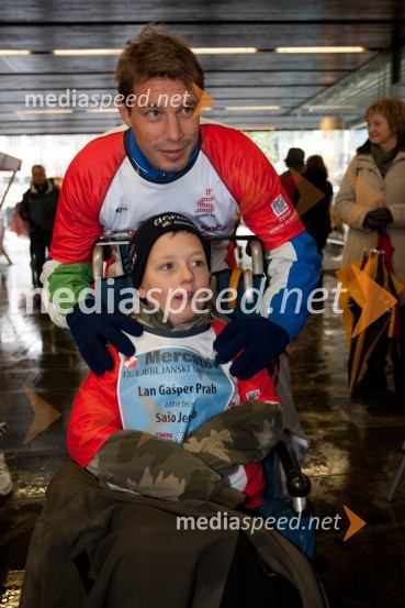 Sašo Jereb in Lan Gašper Prah17. Ljubljanski maraton