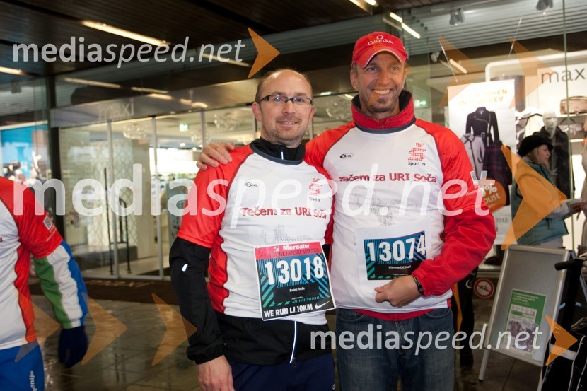 Anže Bašelj in Jani Kovačič, nekdanji veslač17. Ljubljanski maraton