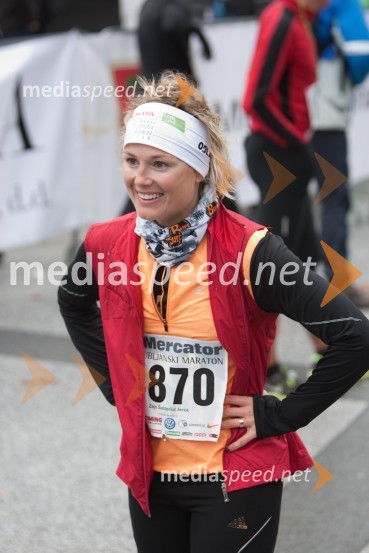 Jerca Zajc Šušteršič, voditeljica17. Ljubljanski maraton