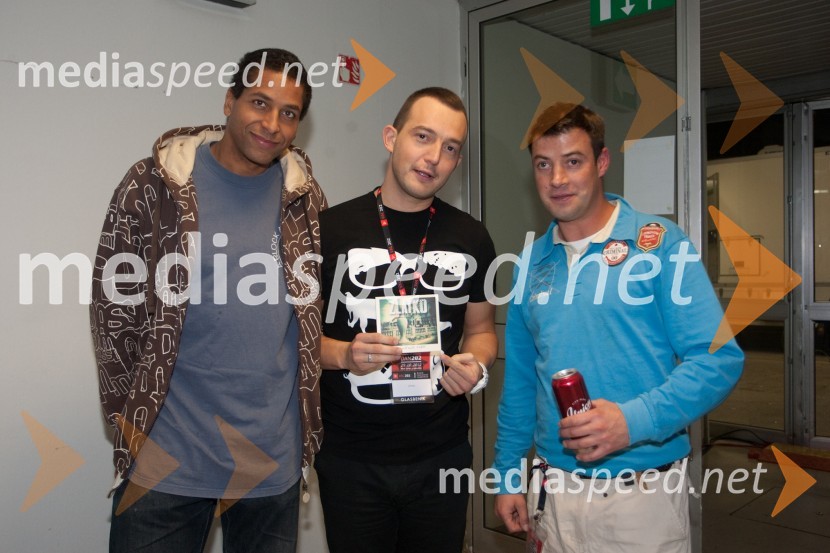 Jose, raper,  	Zlatan Čordić-Zlatko, raper in Klemen Klemen, raperDan 202 in koncert skupine Keane