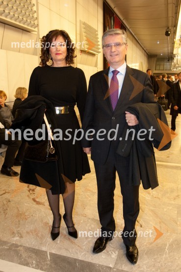 Polona in soprog Franjo Bobinac, predsednik uprave Gorenje d.d.Jolanta, opera z Anno Netrebko