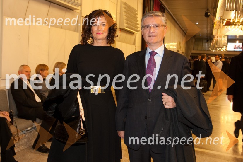 Polona in soprog Franjo Bobinac, predsednik uprave Gorenje d.d.Jolanta, opera z Anno Netrebko