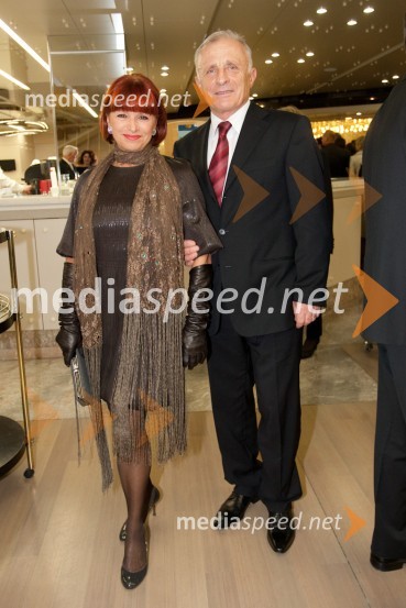 Maruša Glavan, direktorica podjetja Manet in soprog ToneJolanta, opera z Anno Netrebko