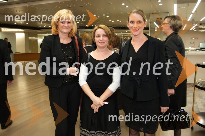 Tatjana Vasle, Darja Mlakar Maležič in Katja Kovalinka, operna pevkaJolanta, opera z Anno Netrebko