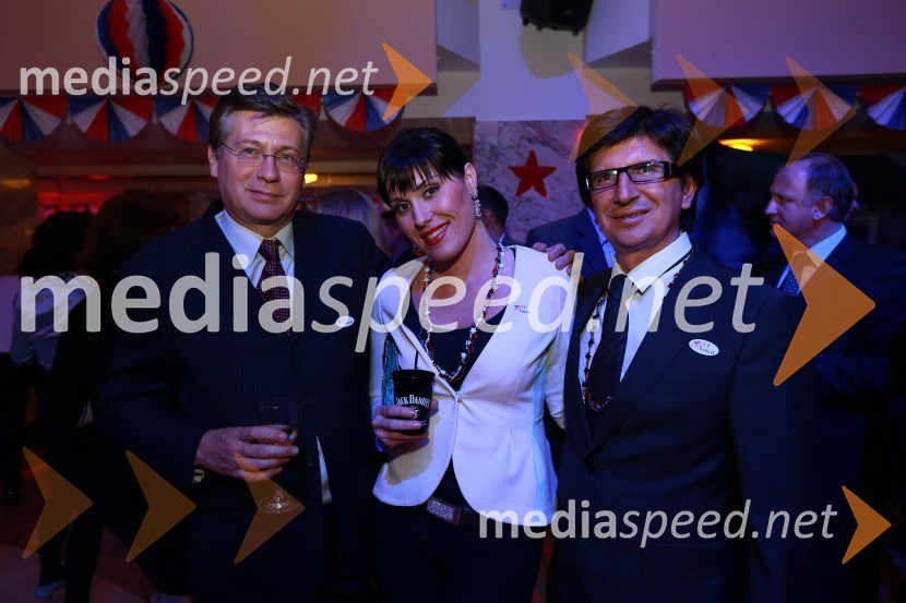 István Szent-Iványi, veleposlanik Madžarske v Sloveniji, Maja Zoja in Predrag Todić, Ljubljana nepremičnine d.o.o.AmCham, spremljanje volitev za predsednika ZDA