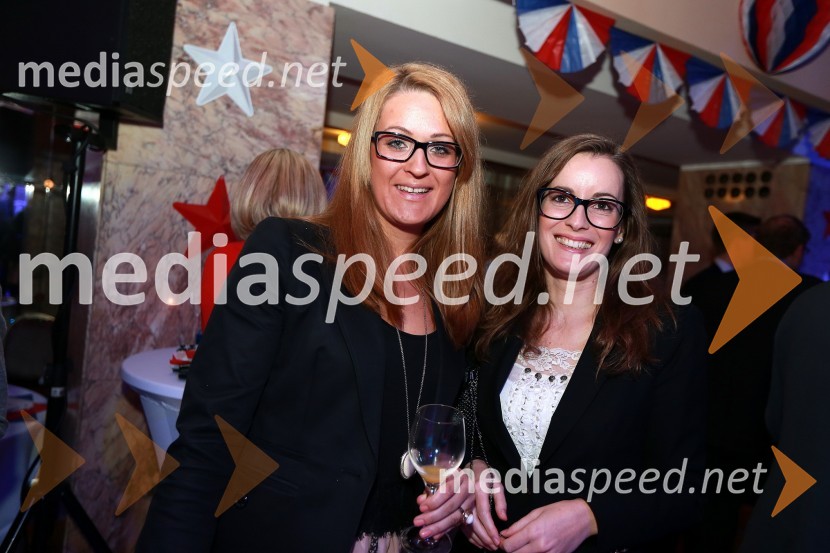 Janja Breznik in Anja KovačičAmCham, spremljanje volitev za predsednika ZDA