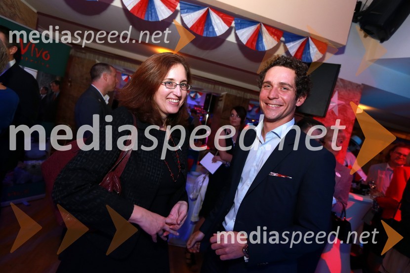 Melita Trof in Miha ŽerkoAmCham, spremljanje volitev za predsednika ZDA