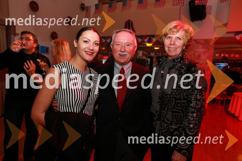 ..., Anton Bebler in ...AmCham, spremljanje volitev za predsednika ZDA