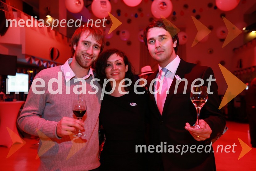 Ožbej Peterle, ... in Marko BalažicAmCham, spremljanje volitev za predsednika ZDA